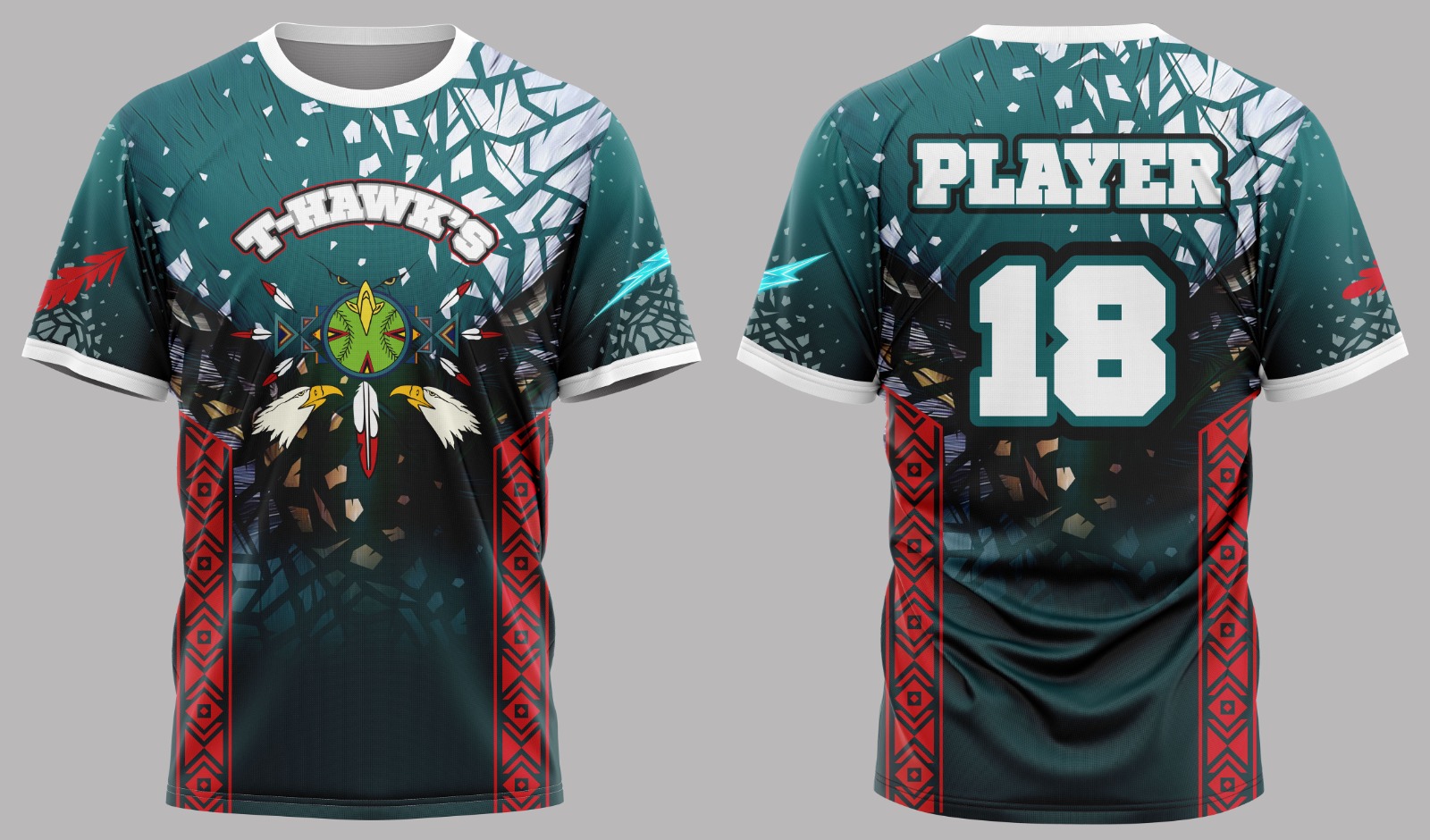Sublimation t-shirt sample 5